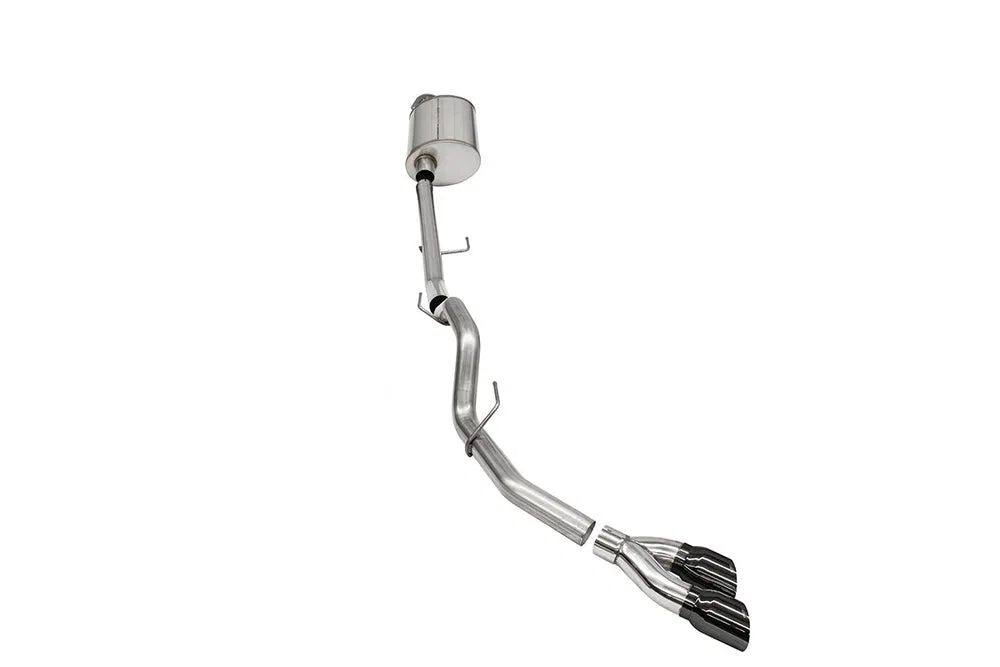 21154BLK – CORSA EXHST Exhaust System Kit, Stainless Steel With Sport Sound Level Muffler 3 Inch Pipe Diameter Single...